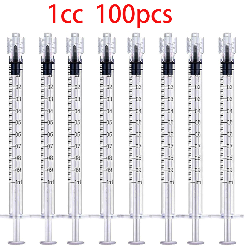 1Pc/50Pcs/100Pcs 1ml Luer Lock - Medical Lab Supplies ulasan dan harga