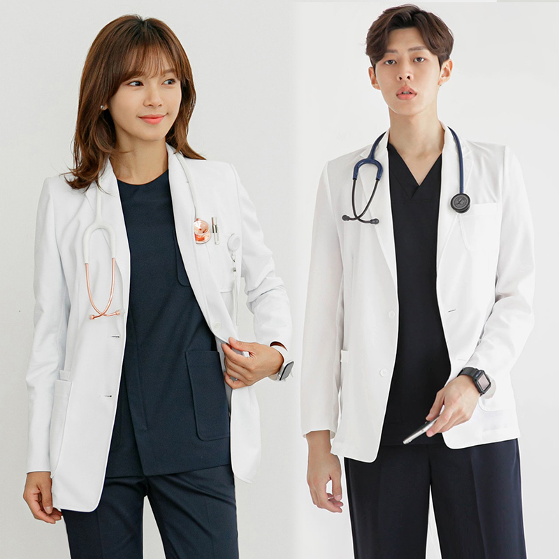 Unisex Lab Coat Long Sleeve Su - Medical Lab Years ulasan dan harga
