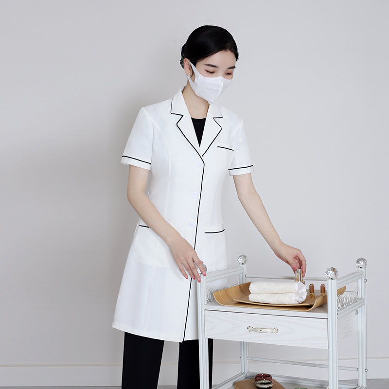 Short-Sleeve White Lab Coat Me - Medical Lab Years ulasan dan harga