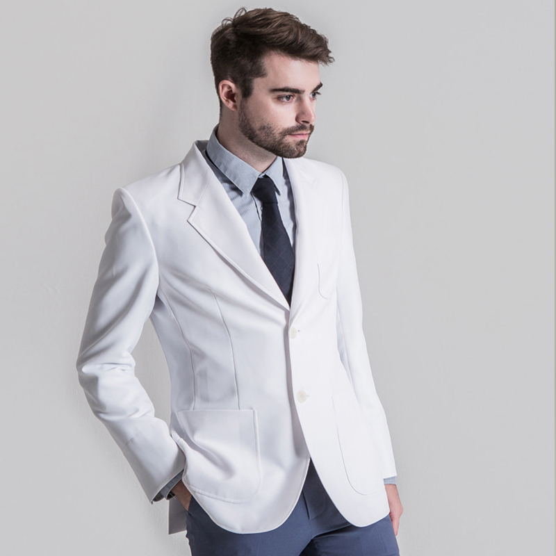 Korean Style White Lab Coat Ja - Medical Lab Years ulasan dan harga