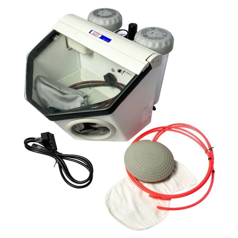 Dent Twin-Pen Sandblaster Dent - Ultrasonic Cleaner Lab ulasan dan harga